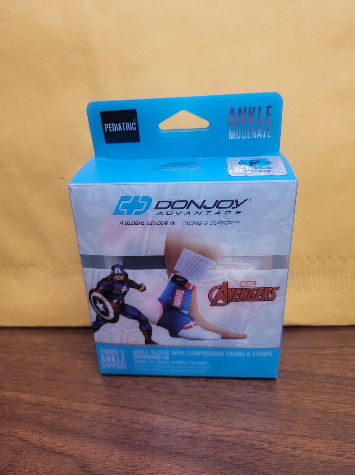 Donjoy Advantage Figure 8 Ankle Support Pediatric Avengers Captain America