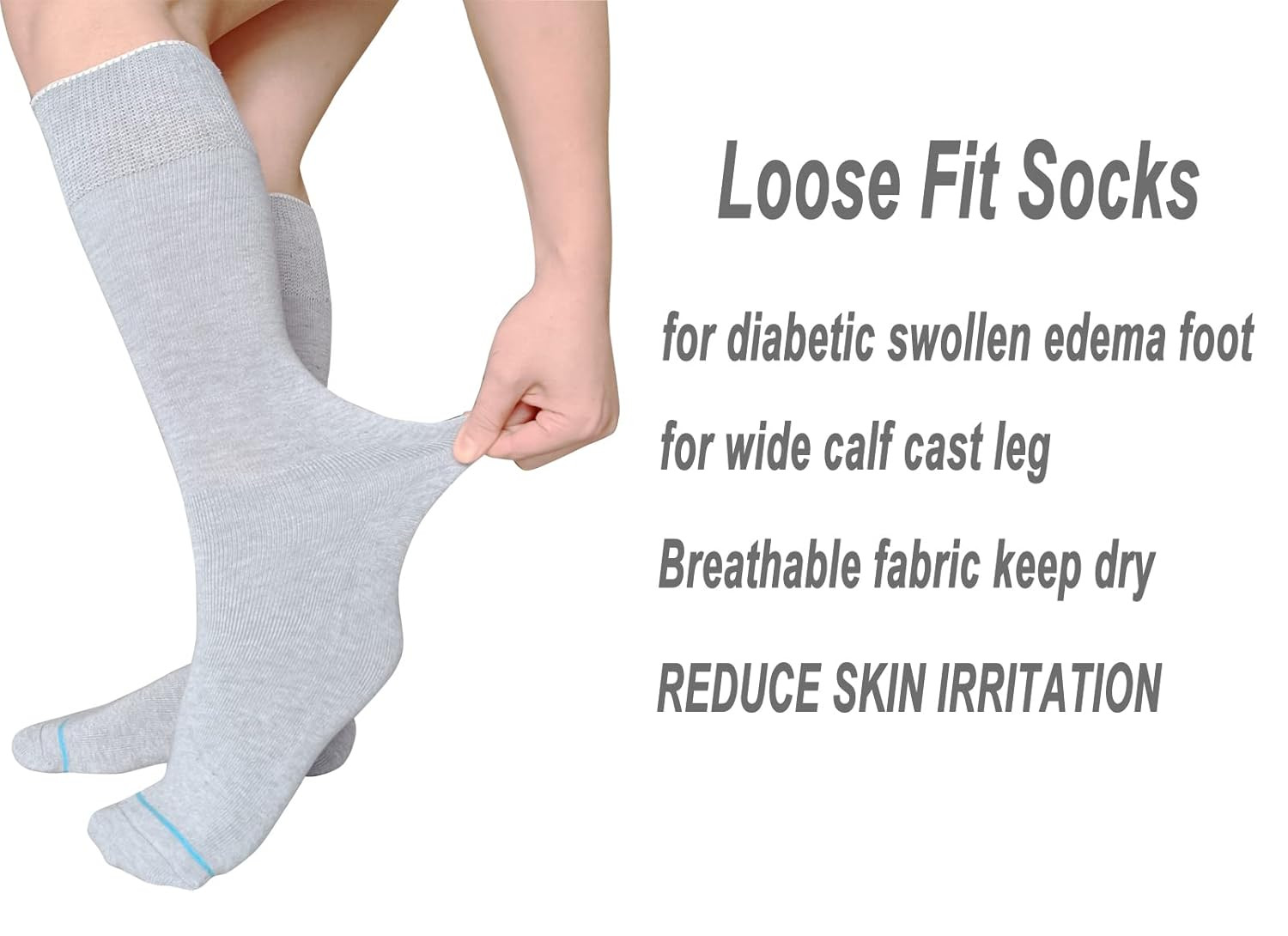 Cam Walker Walking Boot Socks Replacement Sock Liner for Orthopedic Boots Brace,