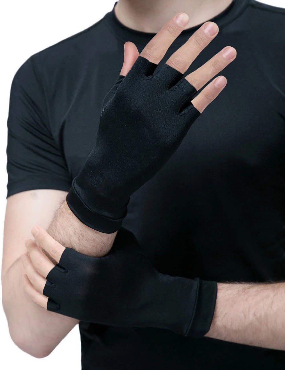 Copper Arthritis Compression Gloves Hand Support Pain Relief Joint Self Care