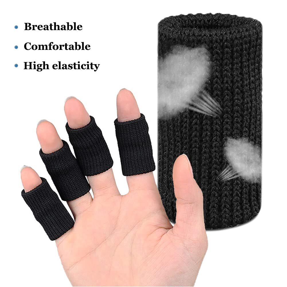 20 × Finger Splint Trigger Finger Brace Sleeves Pain Relief Sport Injury Support