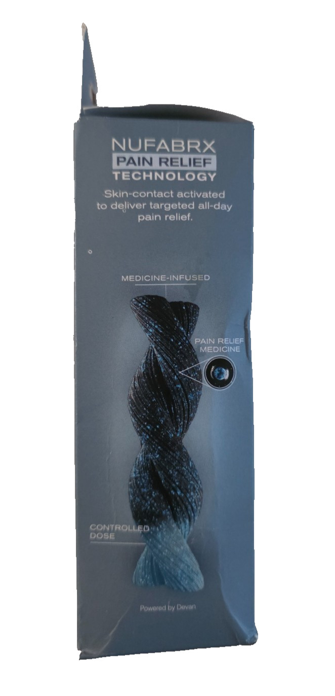 Nufabrx Leg Compression Sleeve for Pain, Thigh, Calf and Knee Brace, ONE Size