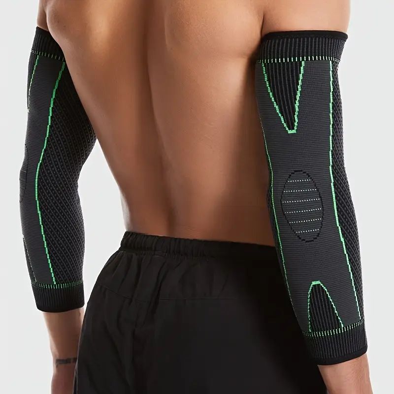 Women Men Elbow Compression Sleeve,for Tennis,Weight Lifting,Exercise,Fitness++