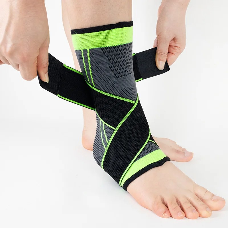 1pc Ankle Support Brace Compression Strap Adjustable Sports Wrap Running Hiking
