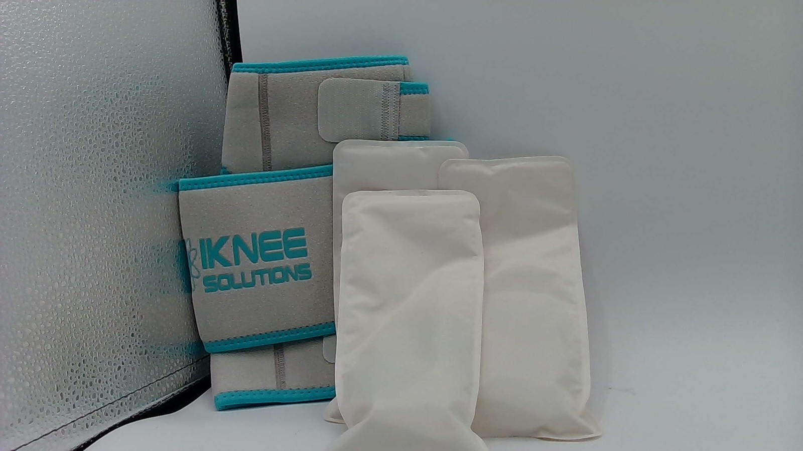 Compression Knee Ice Wrap – Reusable Brace – Hot/Cold Therapy