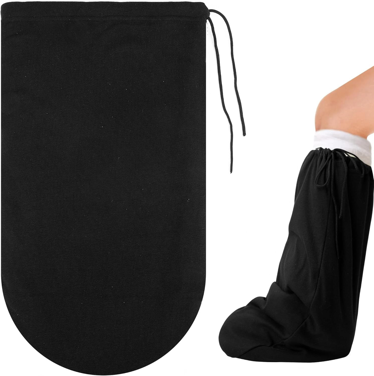 21″ X 12.5″ Leg Cast Cover- below the Knee Leg Cast Sock Cover- Warm Foot Cast