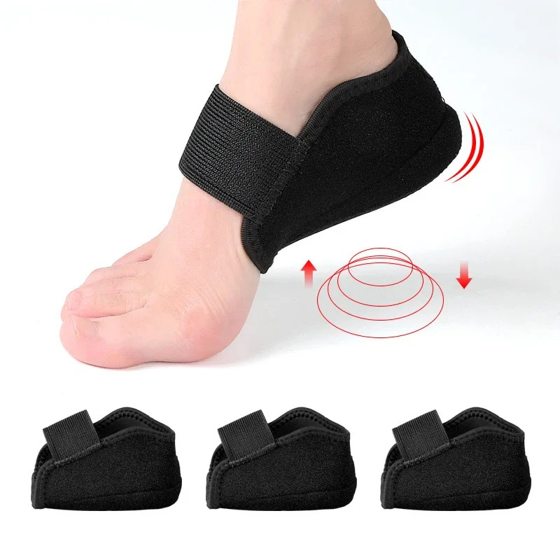 1-3cm Invisible Height Increase Silicone Socks Gel Heel Pad Orthopedic Arch