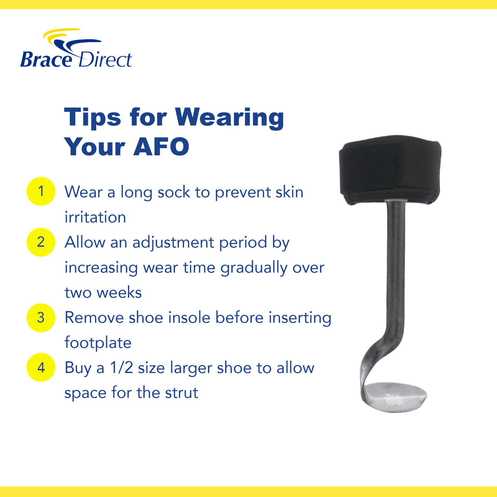 Flex Carbon Fiber AFO- Lightweight Design for Drop Foot for Gait Help PDAC L1951