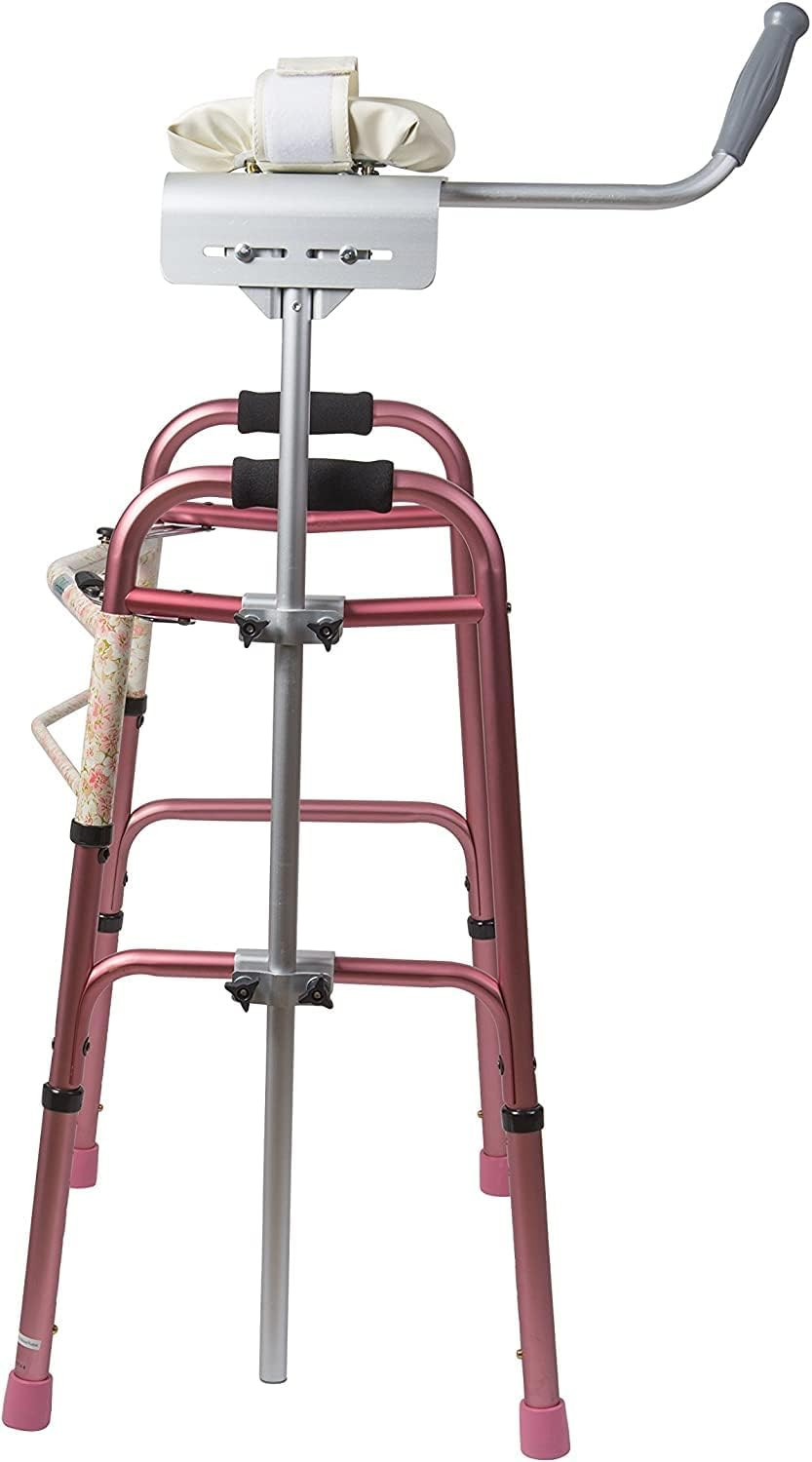 Walker Platform Attachment with Adjustable Padded Cuff, No Tools Needed, Attache