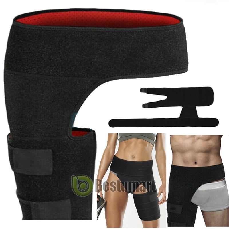 Copper Compression Brace Groin Hip Support Wrap Thigh Sleeve for Sciatic NerveOp