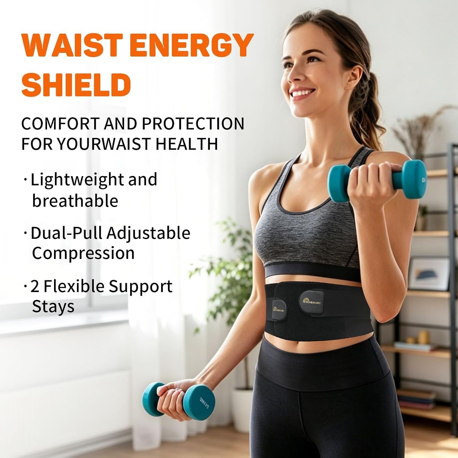 Thin & Lightweight Back Brace for Lower Back Pain, Sciatica,Herniated Disc,Br…