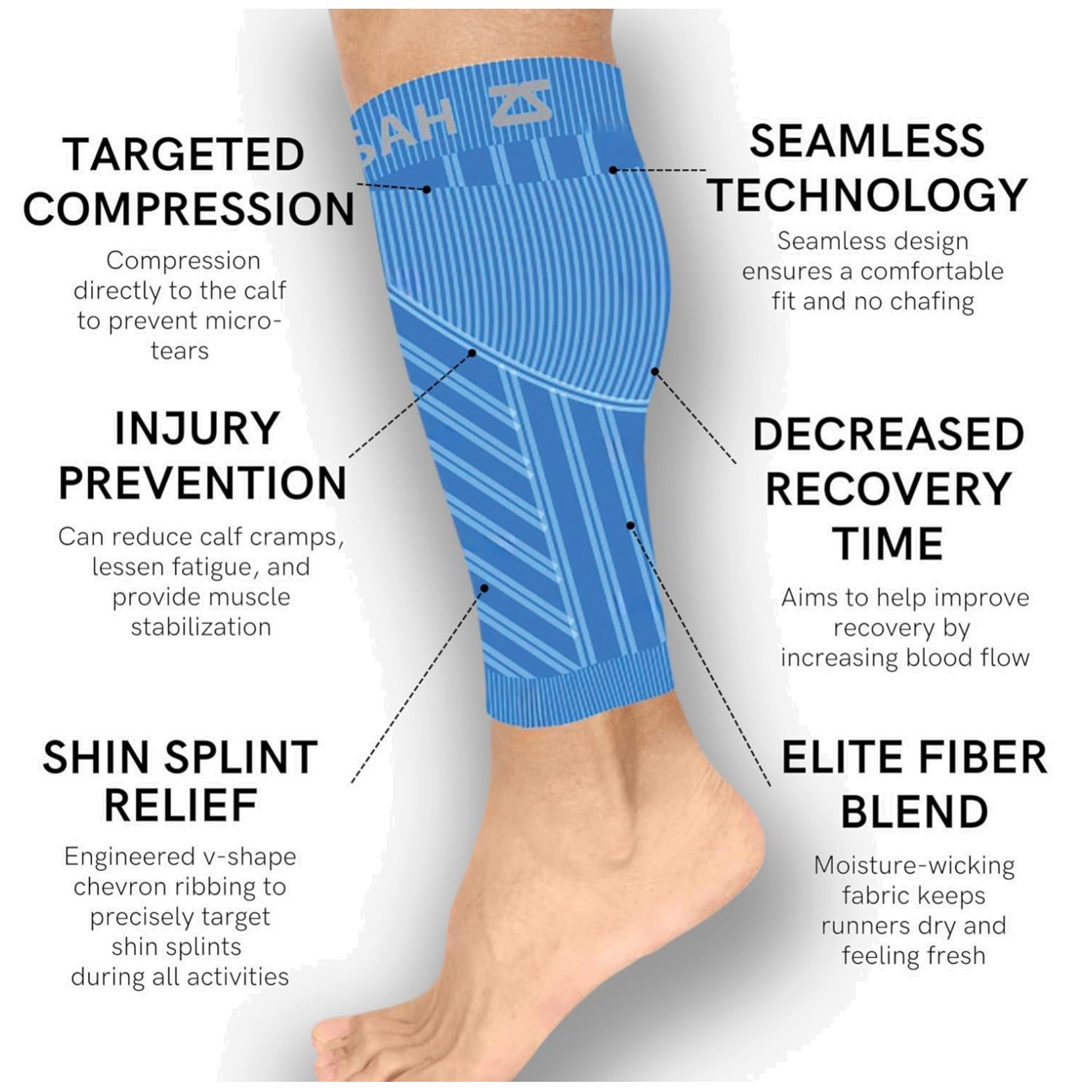Lightweight Leg Compression Sleeves – All Activities