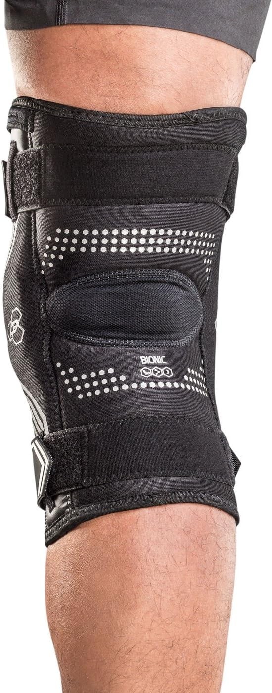 Don Joy Bionic Dryden Knee Sleeve Open Patella Orthopedic Brace Small Black