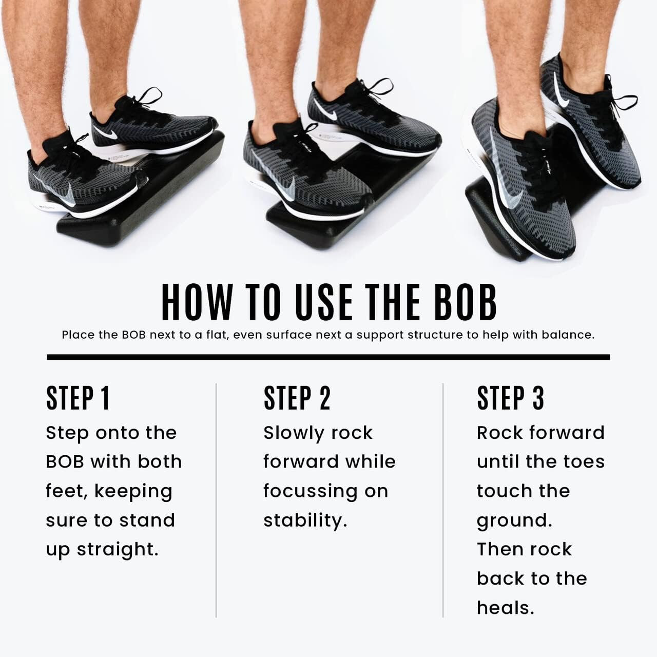 BOB Ankle Mobility Stretcher – Relieve Knee & Leg Pain, Strengthen Feet & Calves