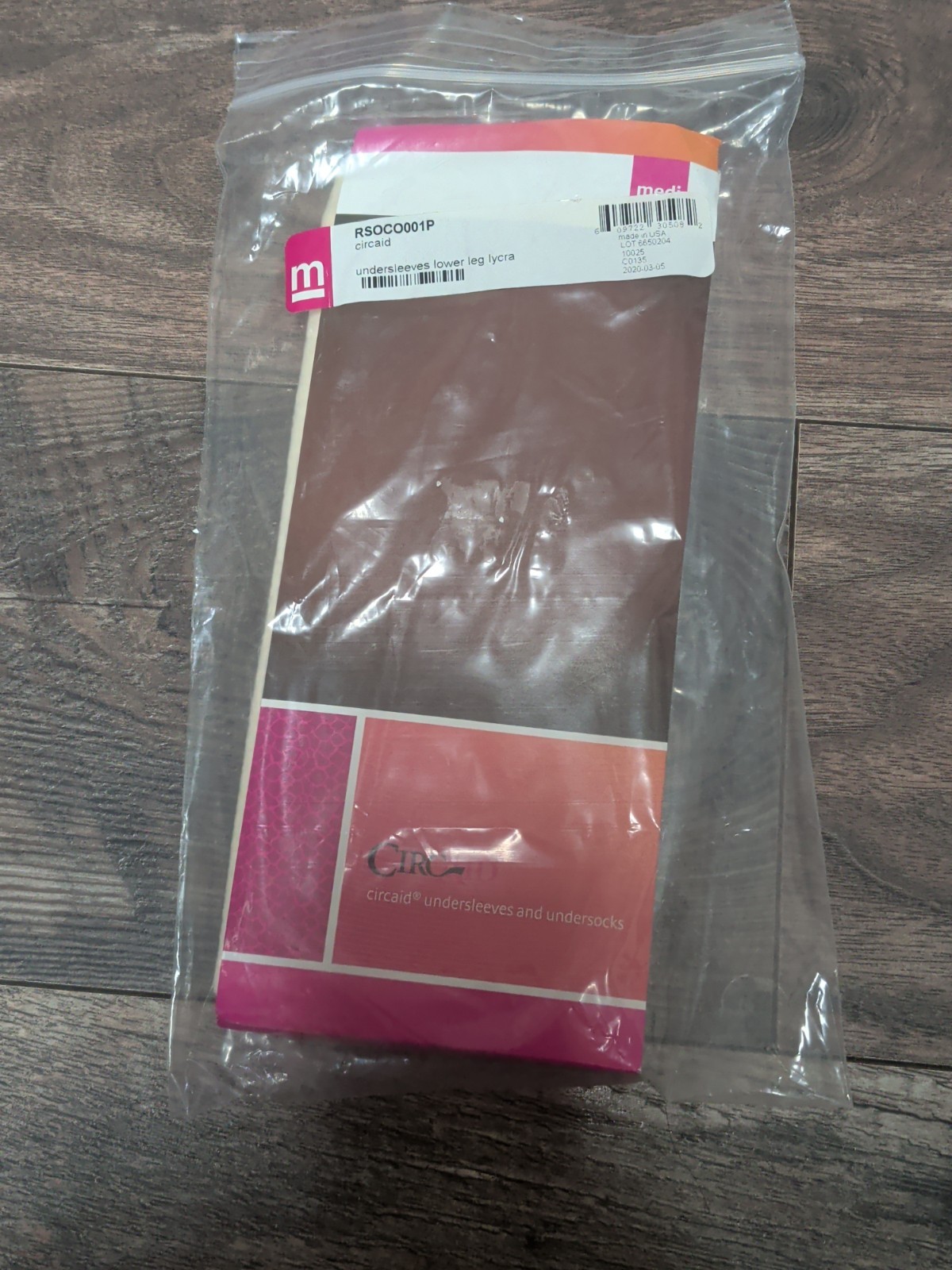 Medi Circaid Undersock Undersleeve Lower Leg Lycra Open Ended