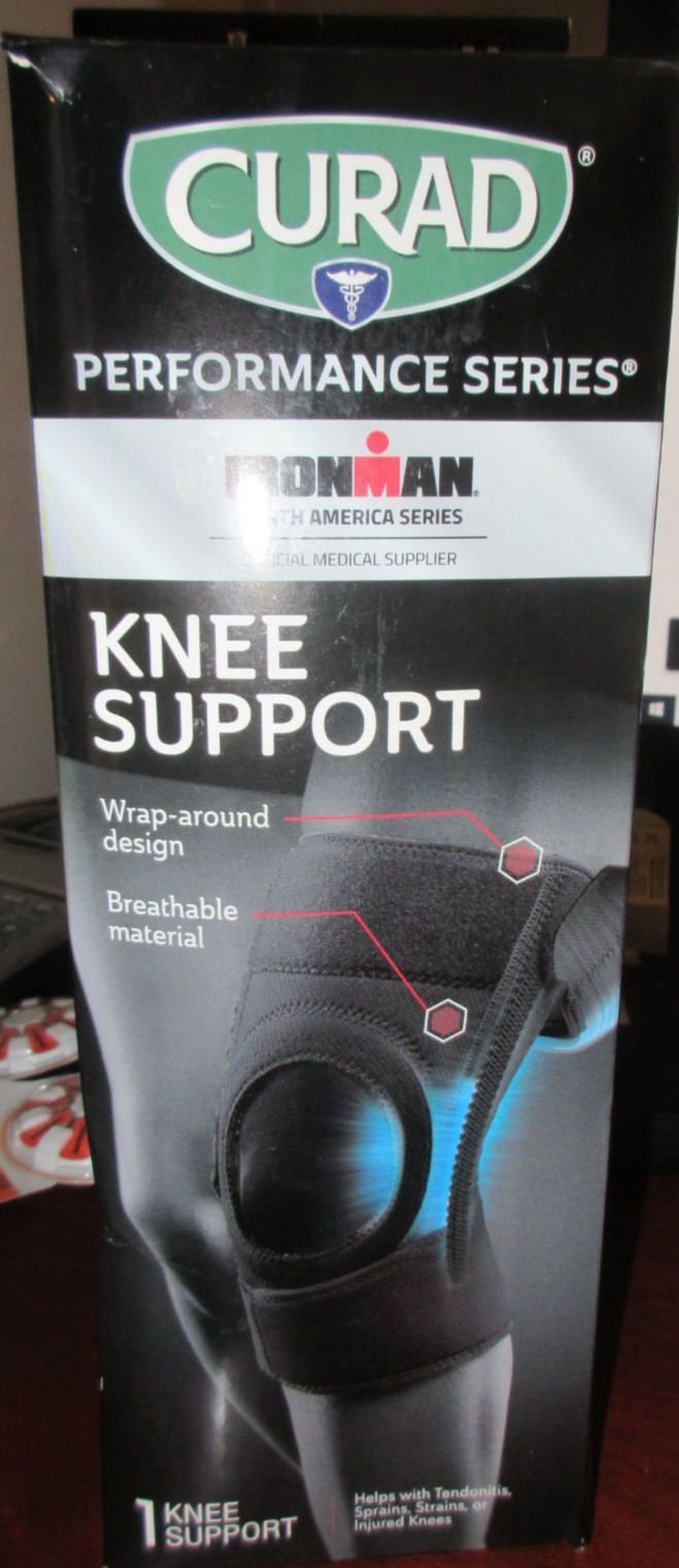 Curad Performance Series Knee Support Firm Microban Breathable Universal Size
