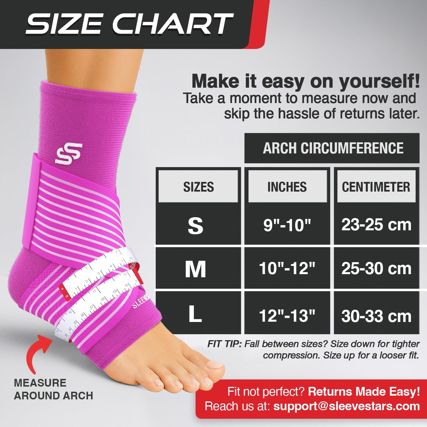 Sleeve Stars Ankle Brace for Women & Men, Ankle Wrap for Sprained Ankle, Comp…