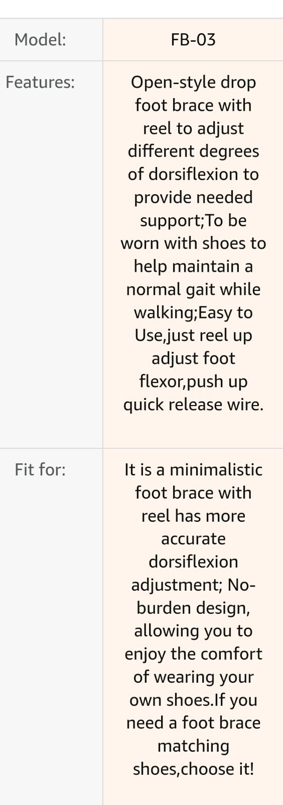 JOWECA drop foot brace reel-adjust Drop Foot Support.Fit Women/Man. 2 Gray-Black