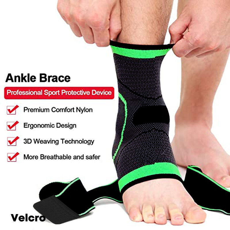 Ankle Support Compression Brace Achilles Tendon Strap Foot Sprains Injury Pain