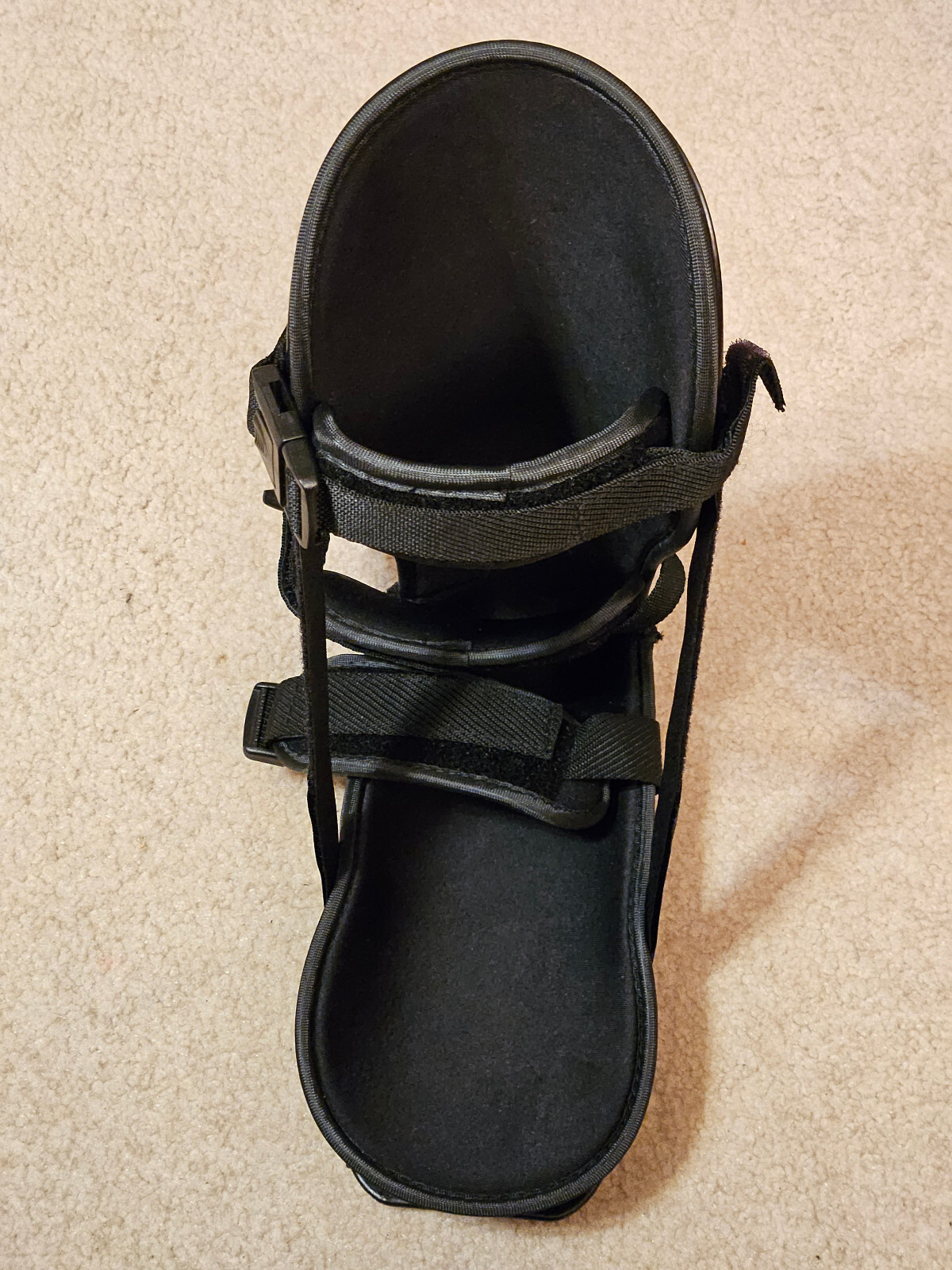 Plantar Fasciitis Posterior Night Splint Wellness Cast Color Black Size Medium