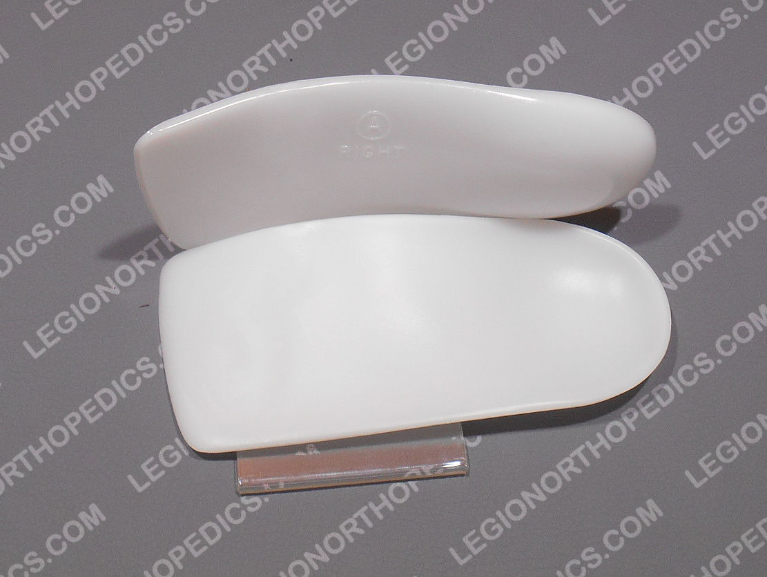 Arch supports – Pre-made orthotic plastic size 4 – 13 optional cover round heel