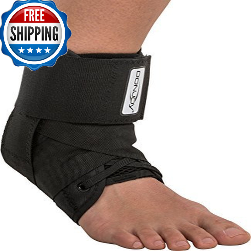 Donjoy Stabilizing Pro Ankle Brace – Medium Blk Dj141Ab05-Blk-M
