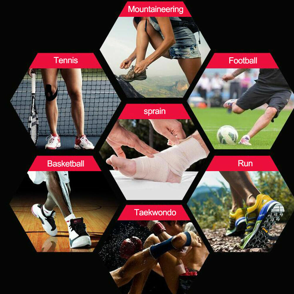 Ankle Support Brace Compression Tendon Strap Elastic Bandage Sport Foot Wrap US
