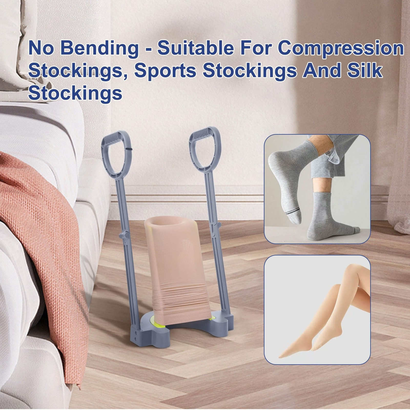 Compression Sock Aid Device | Size for Leg Circ 16 in or Less | Helper Device…