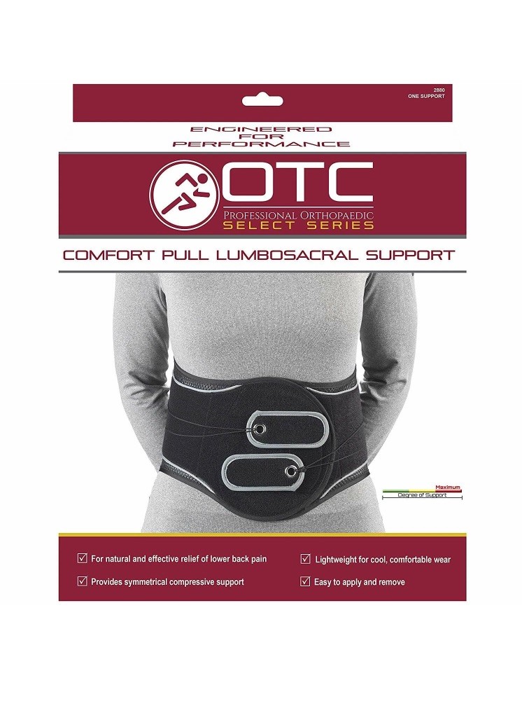 OTC Comfort Pull Lumbosacral Support Lumbar Ligaments Muscle Support- 2880 Large