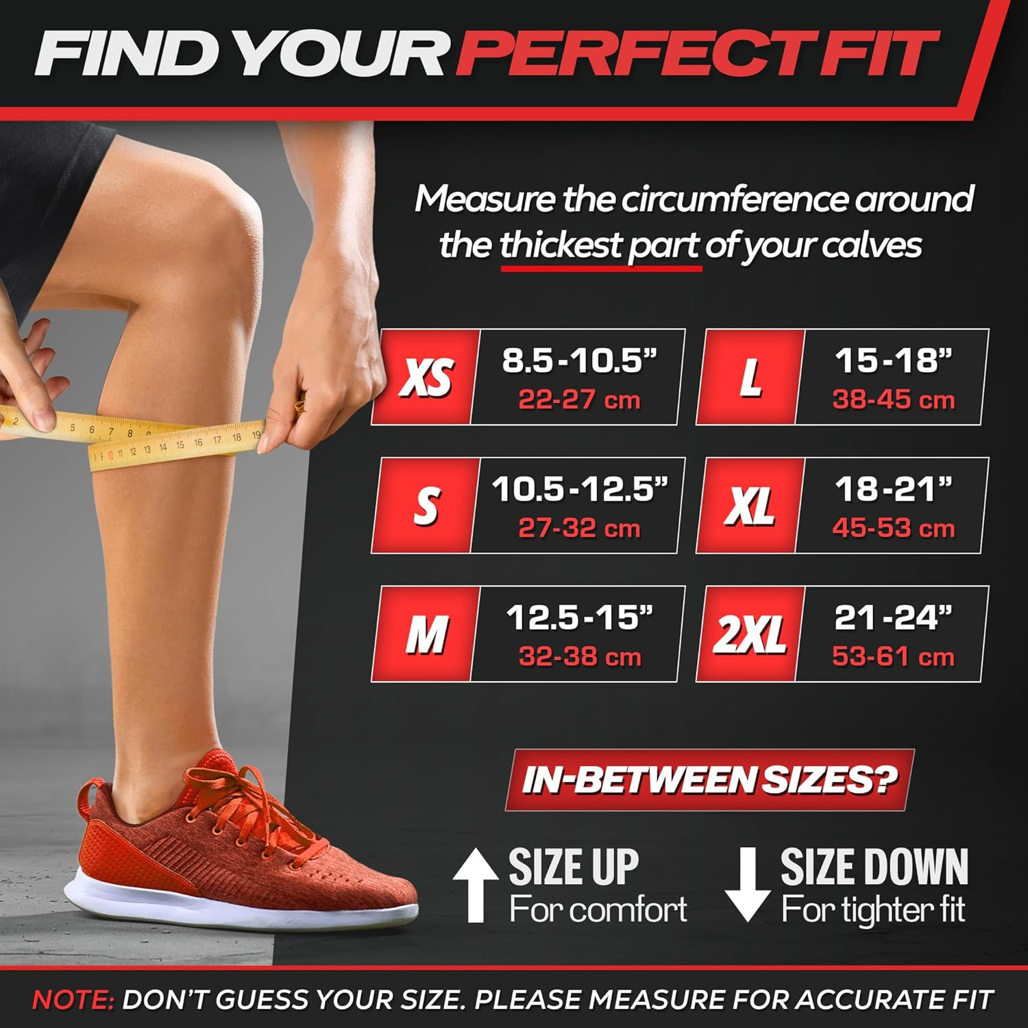 Calf Compression Sleeves Men Women – Leg Compression Sleeve Footless Socks – Shi