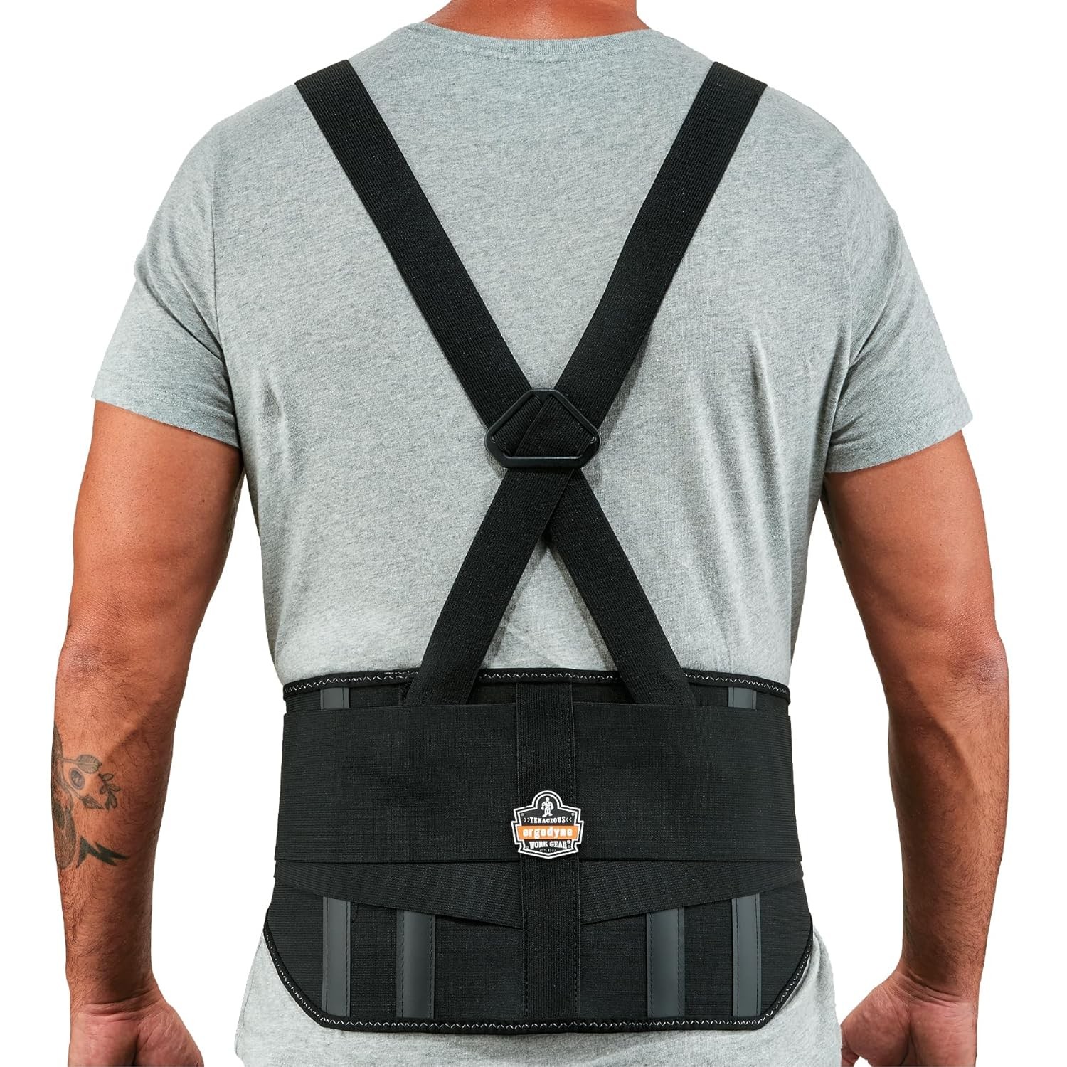 Ergodyne ProFlex 1600 Back Support Brace, 9″ Extended Support, High X-Large