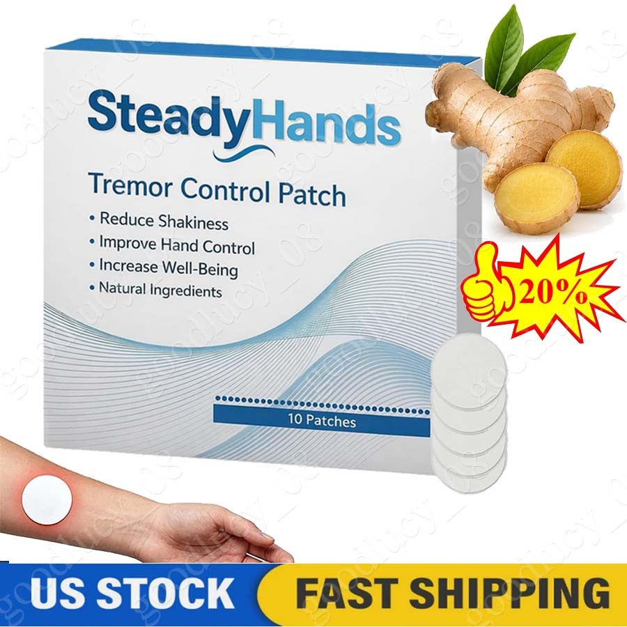 Steadyhands Tremor Control Patch, Steady Hands Control Patch – Hand Stabilizer