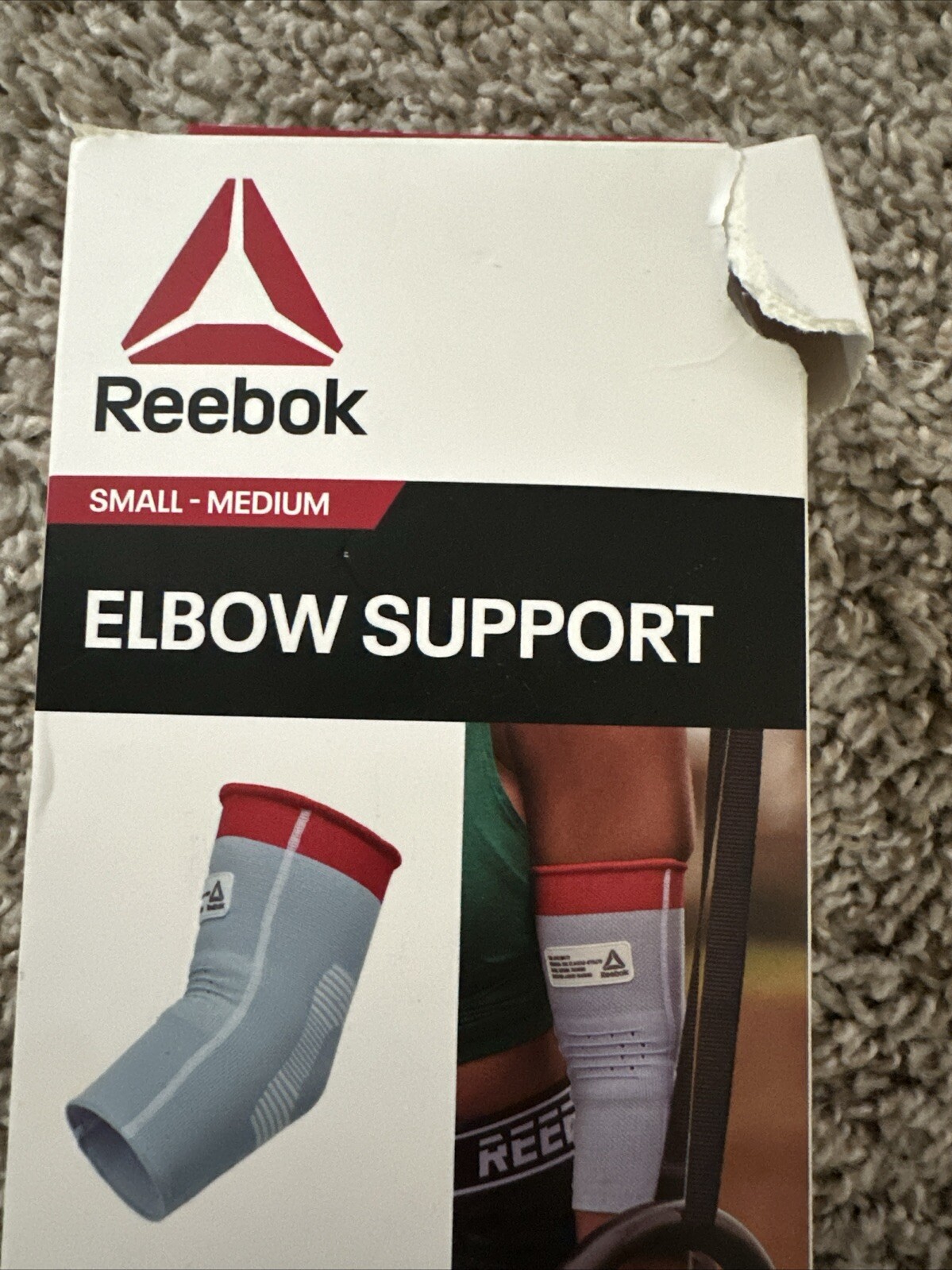 Reebok Speedwick Compression Elbow Support, Small/Medium, Blue, Single, Brace,