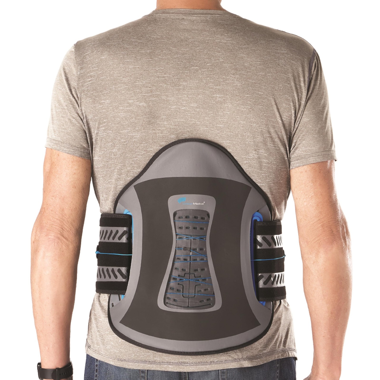 Nu-Form Universal Lower Back Brace – LSO Back Brace with Adjustable Closure -…