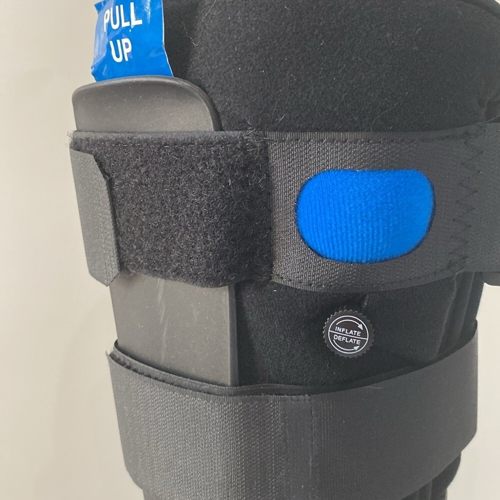 United Ortho OTC High Top Adjustable Air Cast Walker Black Fracture Boot M