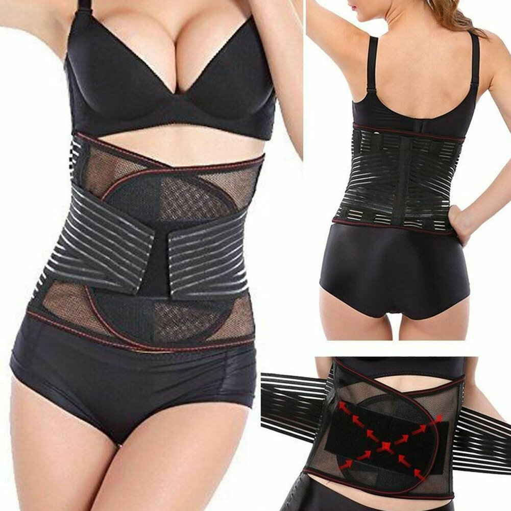 Umbilical Hernia Support Brace Lower Back Lumbar Pain Relief Band For Men Women