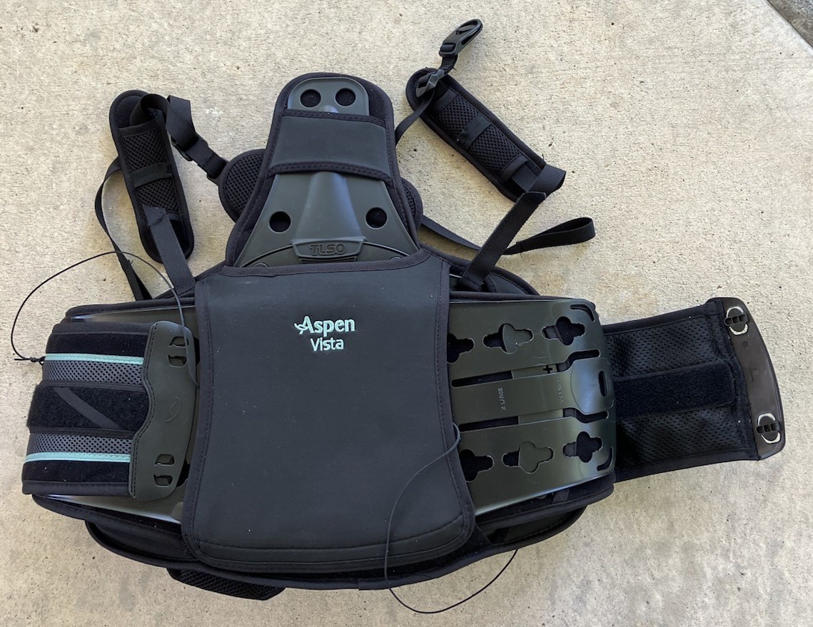 Aspen Vista TLSO Lower Spine Lumbar Back Brace Adjustable to XXL