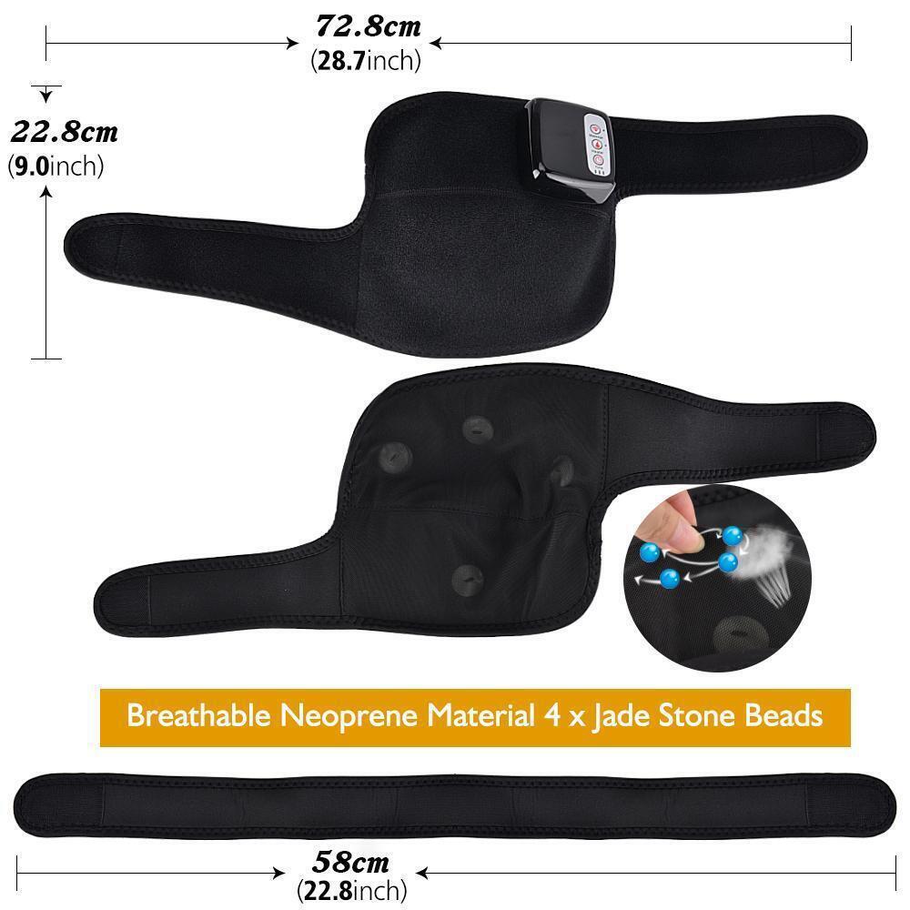 3in1 Electric Heating Knee Massager Far Infrared Joint Brace Pain Relief Support