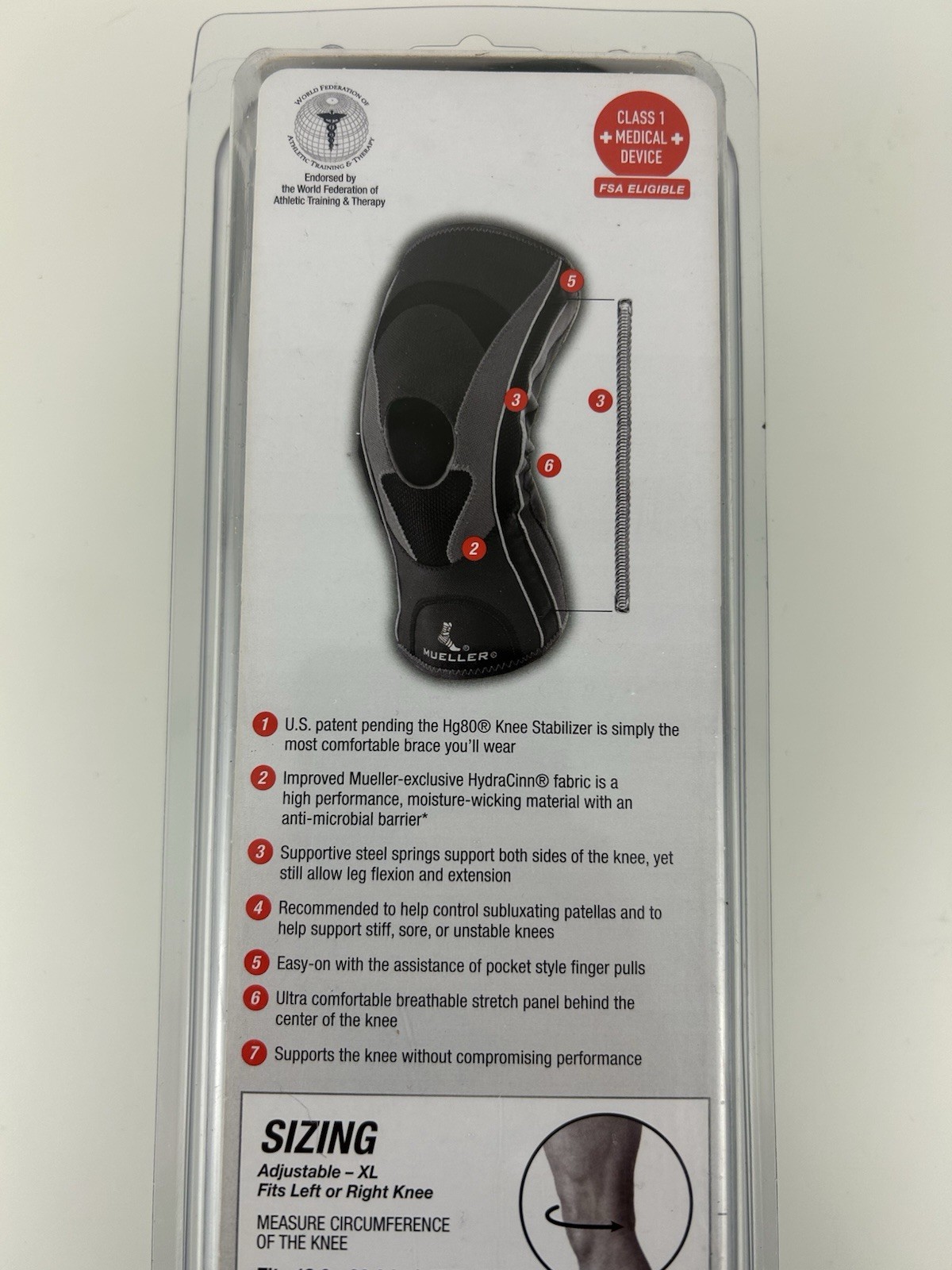 Mueller Sports Medicine HG80 Sport Care Premium Knee Stablizer XL Extra Large