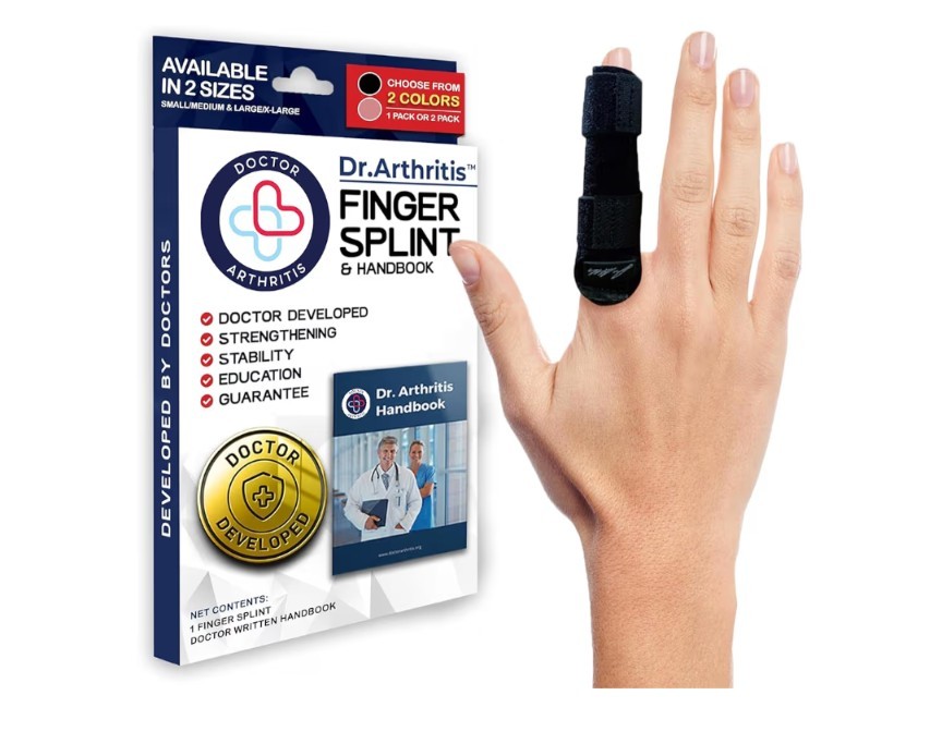 Dr Arthritis Finger Splint Trigger Ring Finger Index Pinky Middle Size S/M