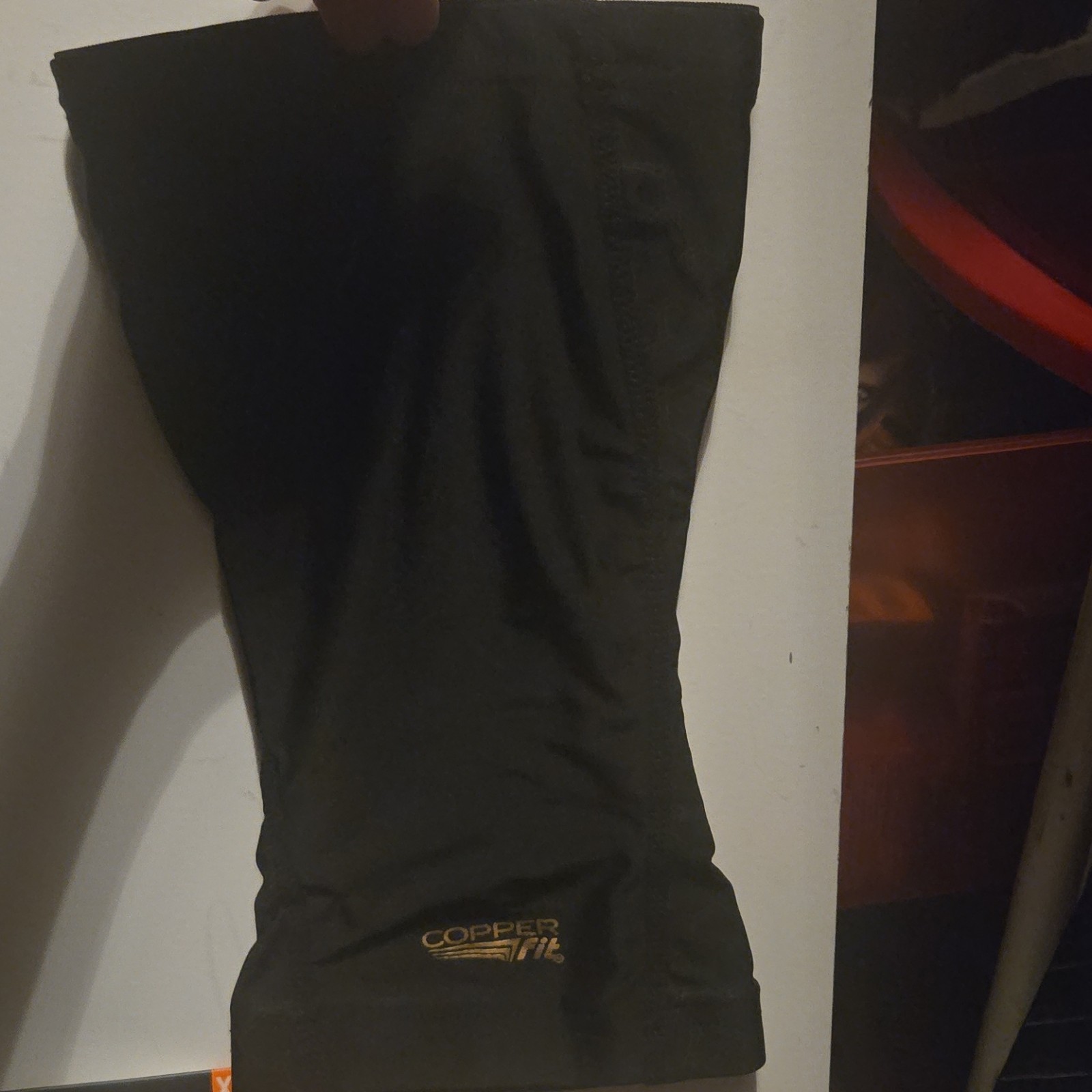 Copper Fit Freedom Knee Compression Sleeve XL Black Copper Infused Unisex