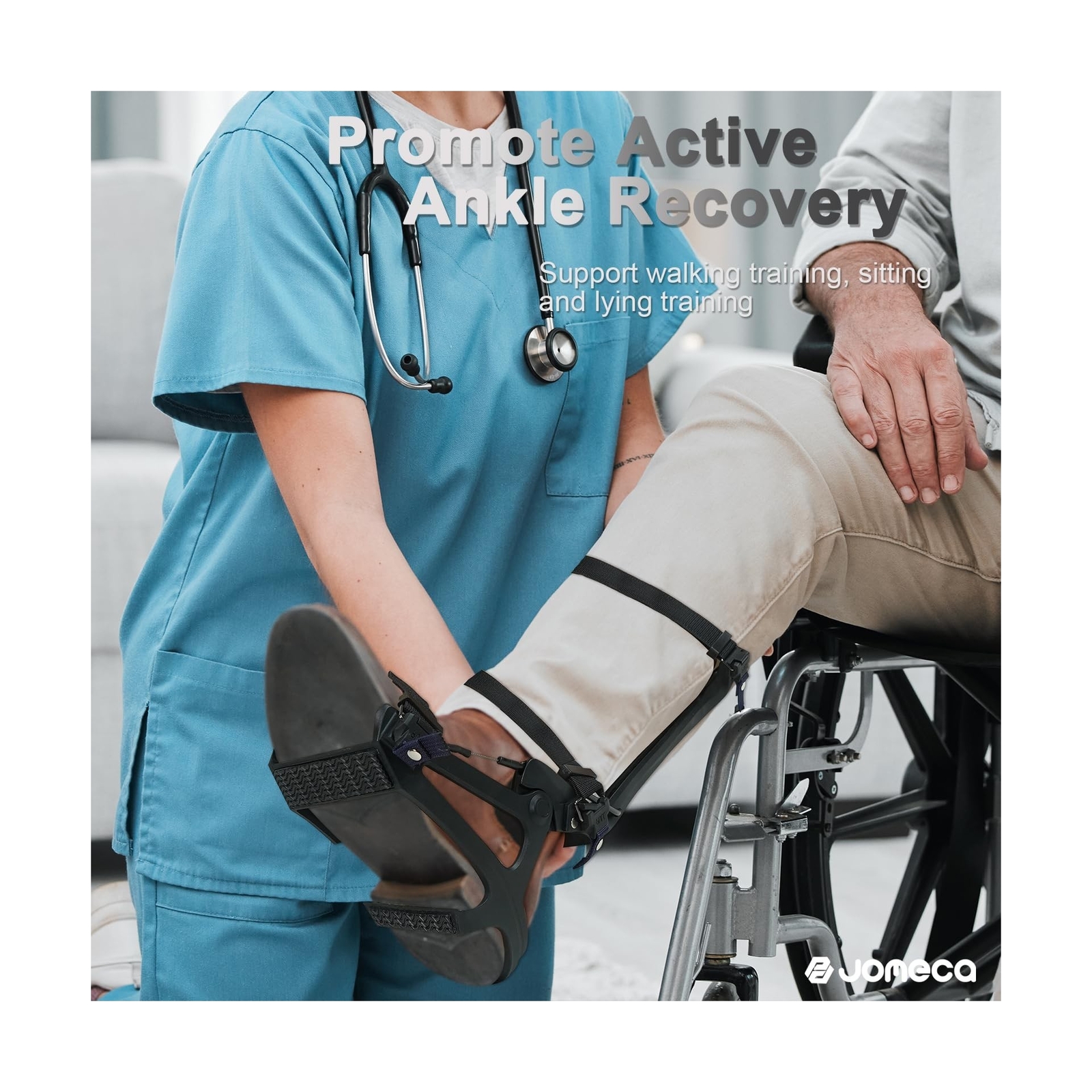Ankle Joint Trainer Adjustable Dorsiflexion Torque for Foot Drop, Foot Varus …