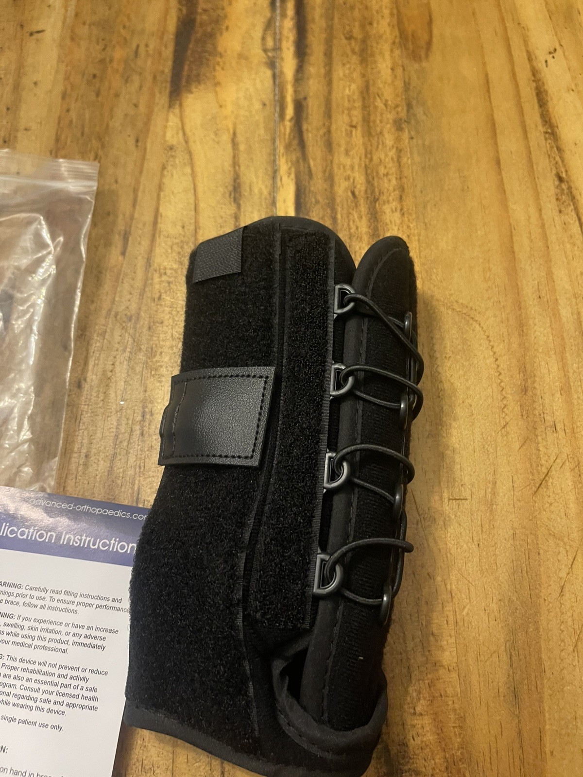 Advanced Ortho Universal Left 350-L Brace New In Package Black