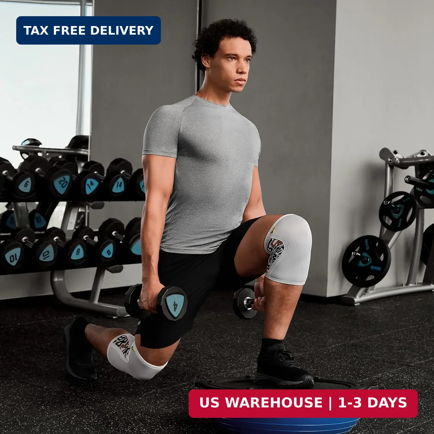 5mm Knee Brace For Women Men for Fitness, Weightlifting S (1 Pair) | Knee Suppor