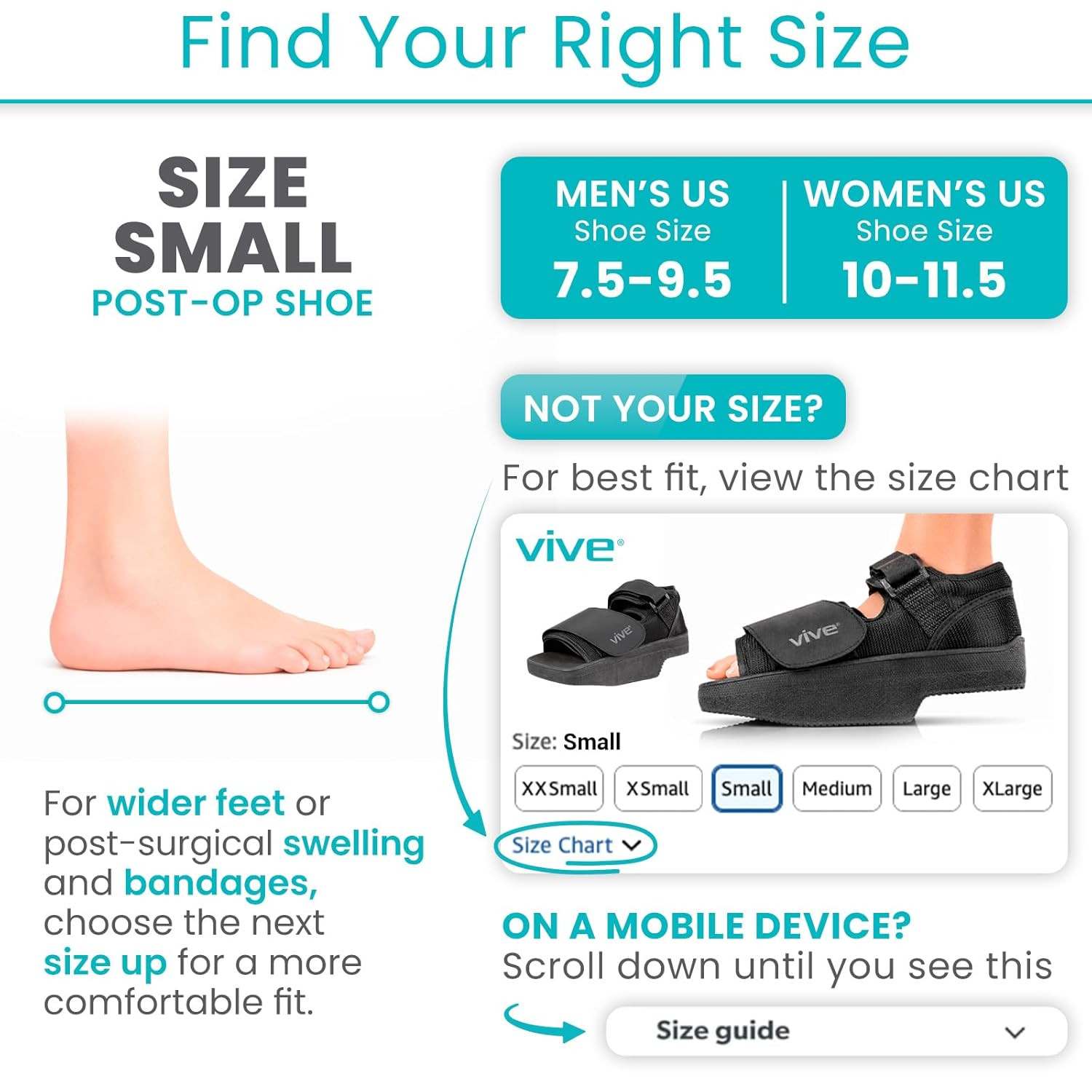 Wedge Post-Op Shoe – Offloading Boot for Heel or Ankle Pain – Medical Foot Recov