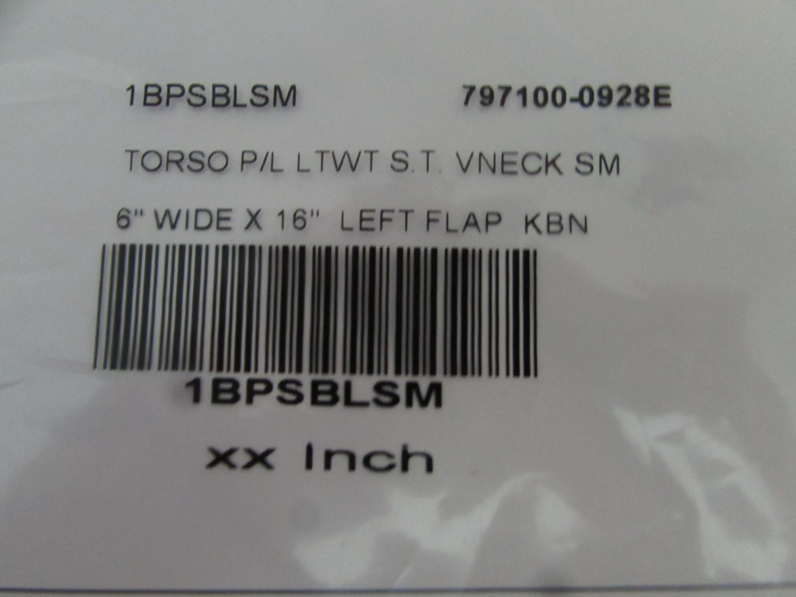 New Lot of 2 Scoliosis Torso Brace Shirt Body Sock Vneck SM 6″ Wide x 16″