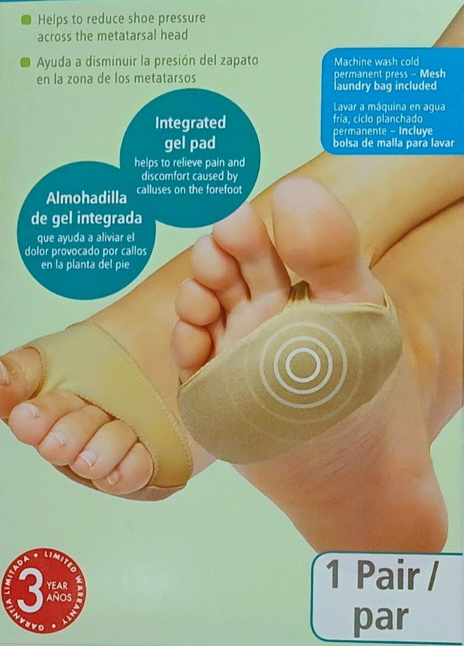 Metatarsal Gel Pads Women Men Gel Ball of Foot Cushions Pain Relief Laundry Bag