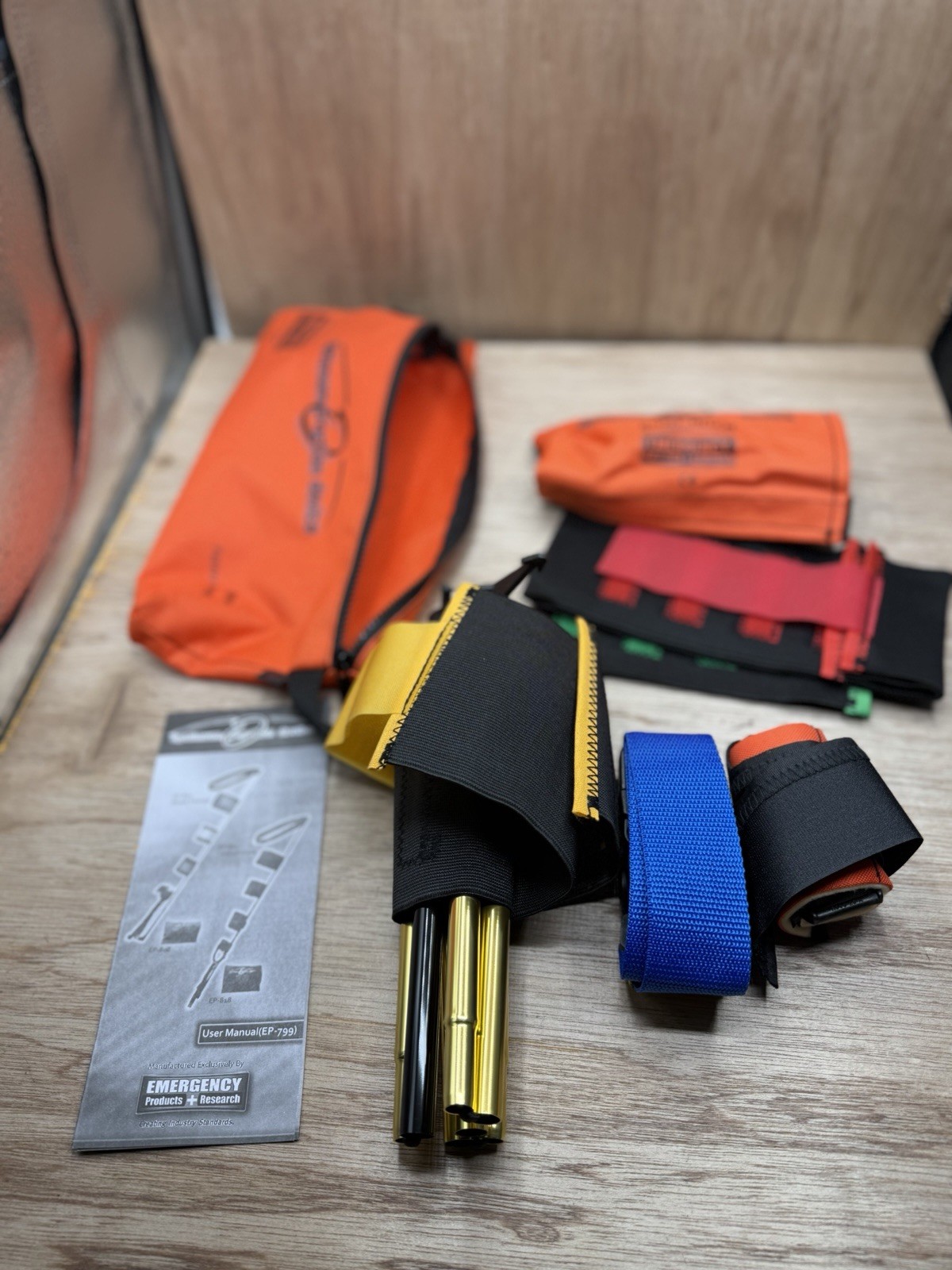 Optimum Traction Device. EP 800. Emergency Products Research -emergency Splint