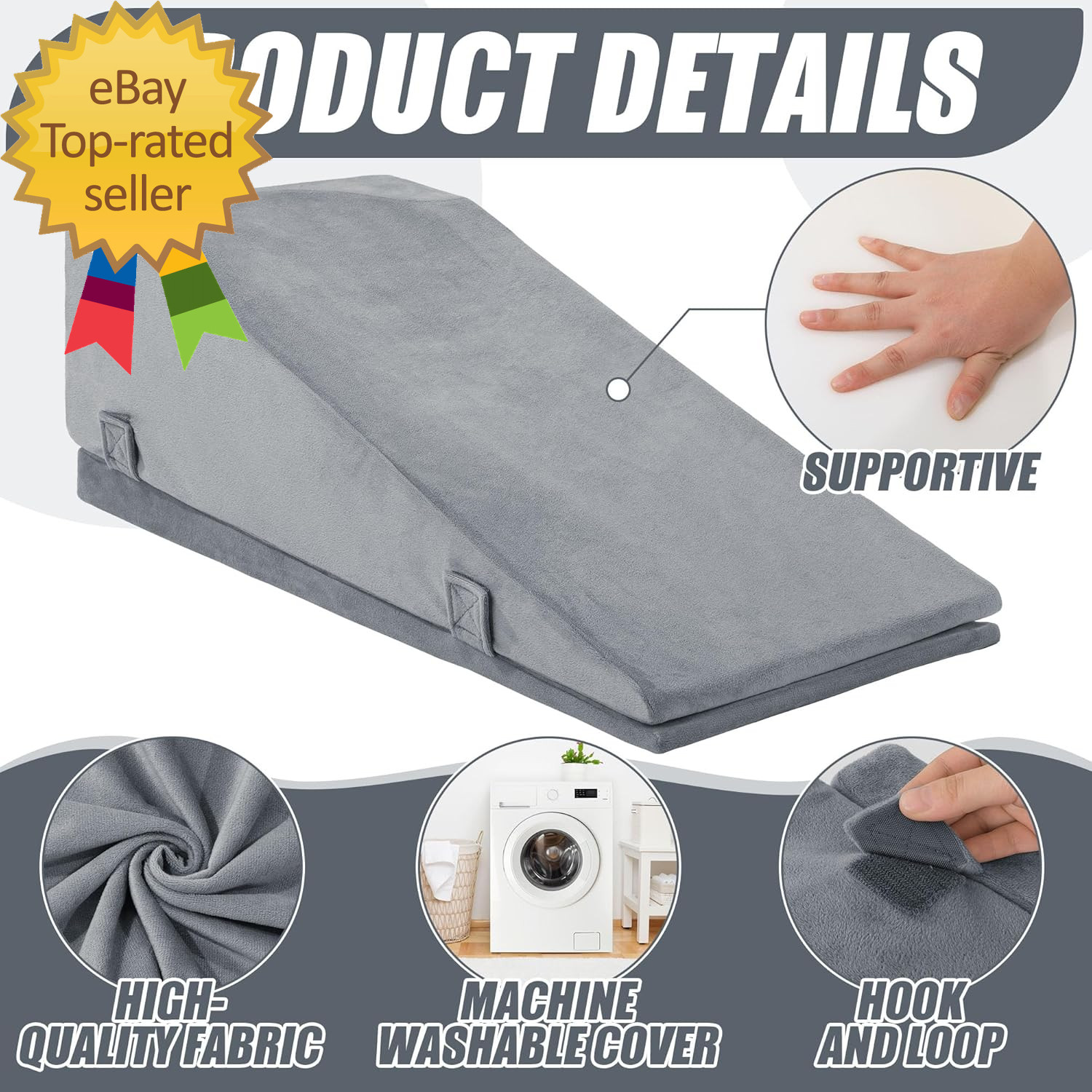 Leg Elevation Pillows for after Surgery Adjustable Height Knee Surgery Recovery