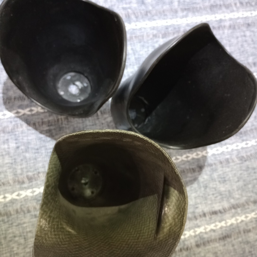Prosthetic Leg Knee 3 Socket Sockets (1 Carbon) Parts and 6 Socks Misc. Size Lot