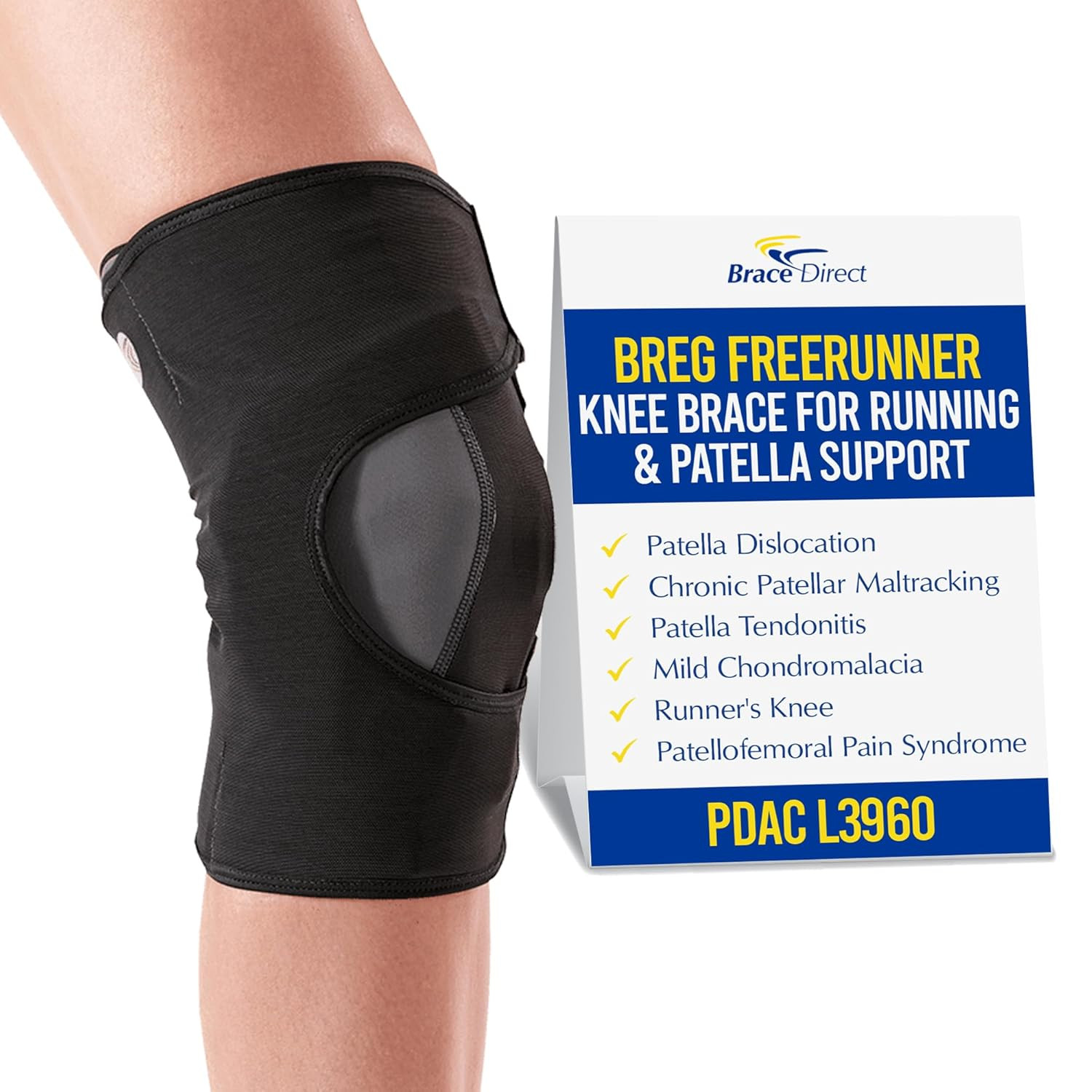 Breg Freerunner plus Size Knee Brace – Patella Tracking & Runner’S Knee Support
